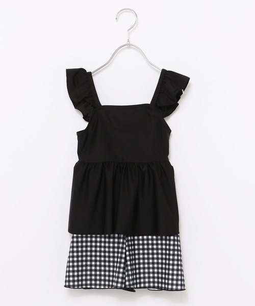 GLOBAL WORK（グローバルワーク）の「SWIM/GIRLSセパレート/キッズ/265382（水着・キッズ・ブラック/グリーン・110cm/100cm/120cm/130cm/140cm/150cm/160cm）」の3枚目の写真