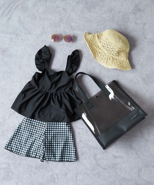 GLOBAL WORK（グローバルワーク）の「SWIM/GIRLSセパレート/キッズ/265382（水着・キッズ・ブラック/グリーン・110cm/100cm/120cm/130cm/140cm/150cm/160cm）」の8枚目の写真