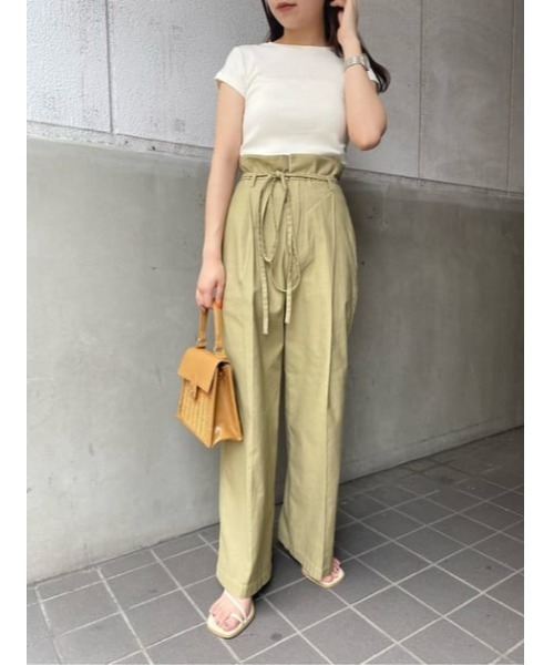 moussy washed wide straight パンツ MOUSSY（マウジー）の「WASHED WIDE STRAIGHT パンツ（その他