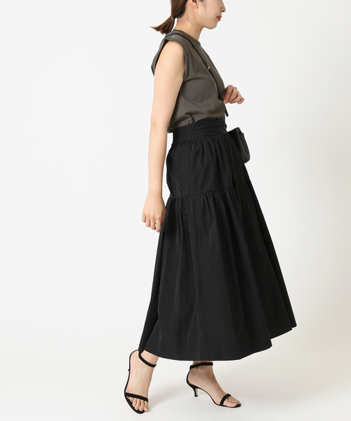 journal standard L'essage(ジャーナルスタンダードレサージュ)の「スワイーノースリーブ(Tシャツ/カットソー・レディース・ホワイト/チャコールグレー/ブラウン/ピンク・FREE)」の11枚目の写真