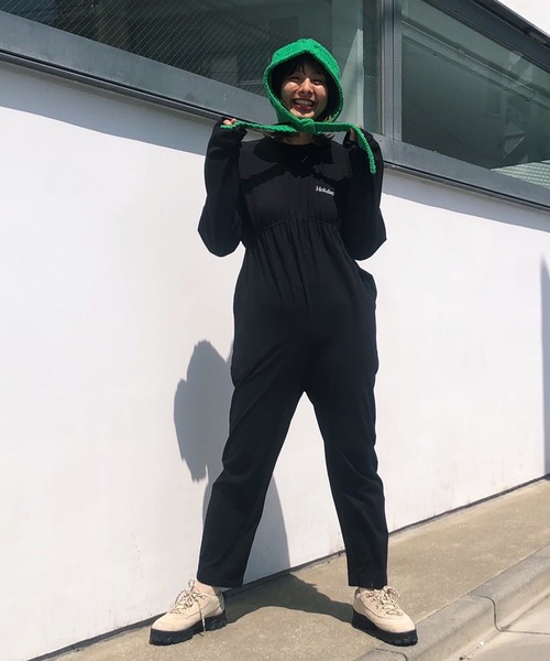 HOLIDAY(ホリデイ)の「SUPER FINE L/S BABY SUITS スーパーパインロングスリーブベビースーツ(サロペット/オーバーオール・レディース・ブラック・1/0)」の3枚目の写真