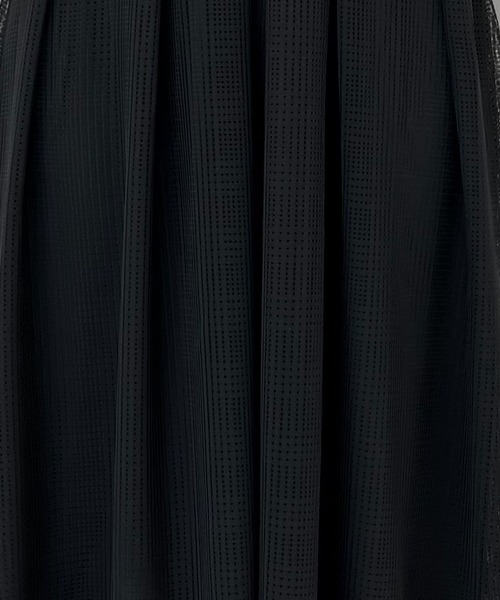 mysty woman(ミスティウーマン)の「シアータックフレアスカート 285516(スカート・レディース・アイボリー/ブラック/グレー・FREE)」の15枚目の写真