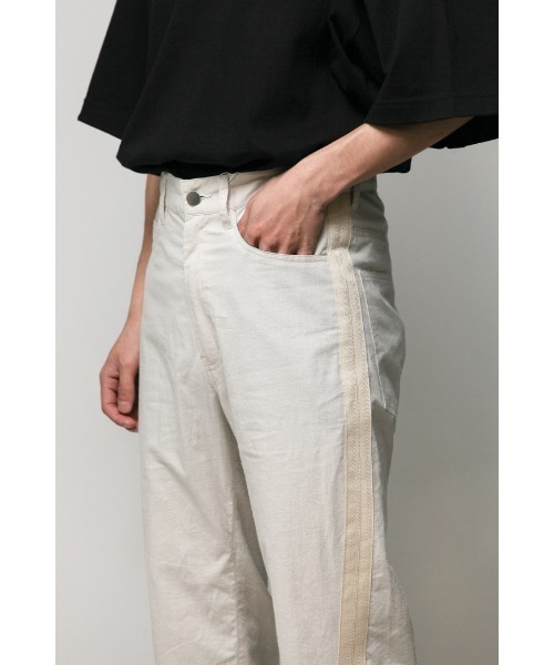 Nuggets（ナゲッツ）の「【NuGgETS】Gusset pants - side line（その他パンツ・メンズ・カーキ/ナチュラル・M/S）」の7枚目の写真