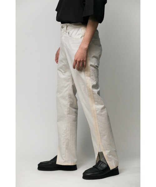 Nuggets（ナゲッツ）の「【NuGgETS】Gusset pants - side line（その他パンツ・メンズ・カーキ/ナチュラル・M/S）」の5枚目の写真