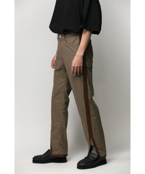 Nuggets（ナゲッツ）の「【NuGgETS】Gusset pants - side line（その他パンツ・メンズ・カーキ/ナチュラル・M/S）」の6枚目の写真