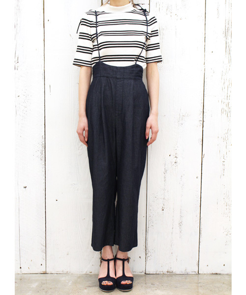 Chico（チコ）の「2WAYガウチョパンツ（その他パンツ・レディース・ホワイト系その他/ブラック×ホワイト/ネイビー・FREE）」の12枚目の写真