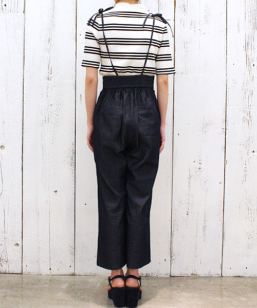 Chico（チコ）の「2WAYガウチョパンツ（その他パンツ・レディース・ホワイト系その他/ブラック×ホワイト/ネイビー・FREE）」の7枚目の写真