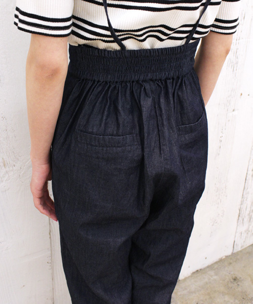 Chico（チコ）の「2WAYガウチョパンツ（その他パンツ・レディース・ホワイト系その他/ブラック×ホワイト/ネイビー・FREE）」の9枚目の写真