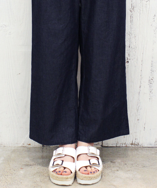 Chico（チコ）の「2WAYガウチョパンツ（その他パンツ・レディース・ホワイト系その他/ブラック×ホワイト/ネイビー・FREE）」の10枚目の写真