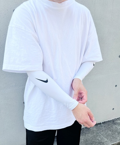 NIKE/ナイキプロドライフィットスリーブ4.0ホワイト NIKE（ナイキ）の「【NIKE/ナイキ】プロドライフィットスリーブ