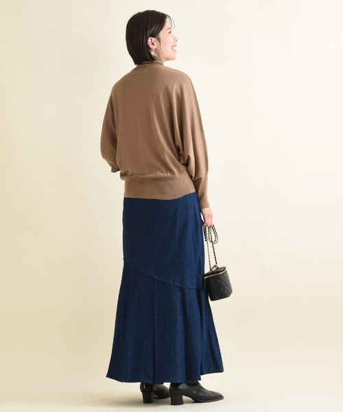 INTERPLANET（インタープラネット）の「デニムスカート（デニムスカート・レディース・ブルー/インディゴブルー・FREE）」の6枚目の写真