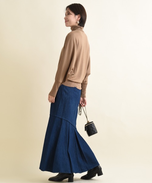 INTERPLANET（インタープラネット）の「デニムスカート（デニムスカート・レディース・ブルー/インディゴブルー・FREE）」の8枚目の写真