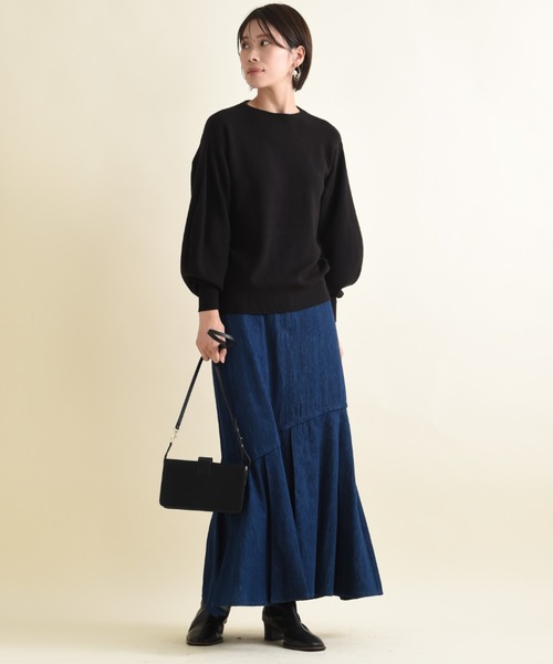 INTERPLANET（インタープラネット）の「デニムスカート（デニムスカート・レディース・ブルー/インディゴブルー・FREE）」の11枚目の写真