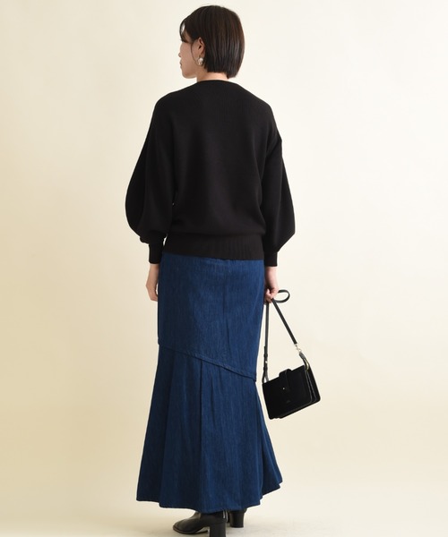 INTERPLANET（インタープラネット）の「デニムスカート（デニムスカート・レディース・ブルー/インディゴブルー・FREE）」の14枚目の写真