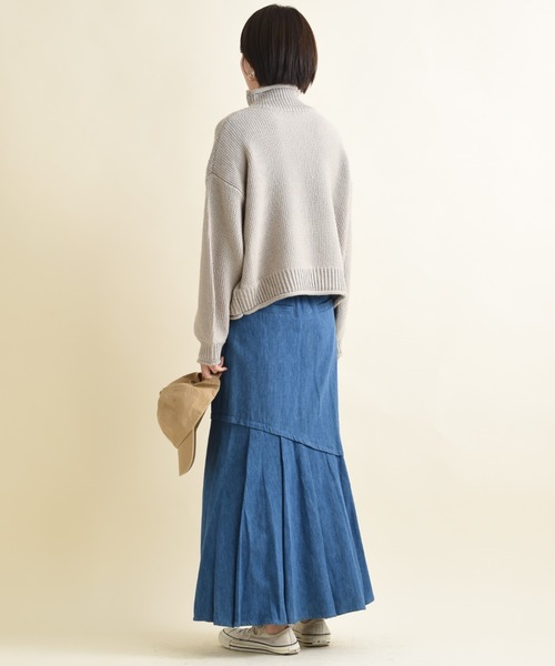 INTERPLANET（インタープラネット）の「デニムスカート（デニムスカート・レディース・ブルー/インディゴブルー・FREE）」の19枚目の写真