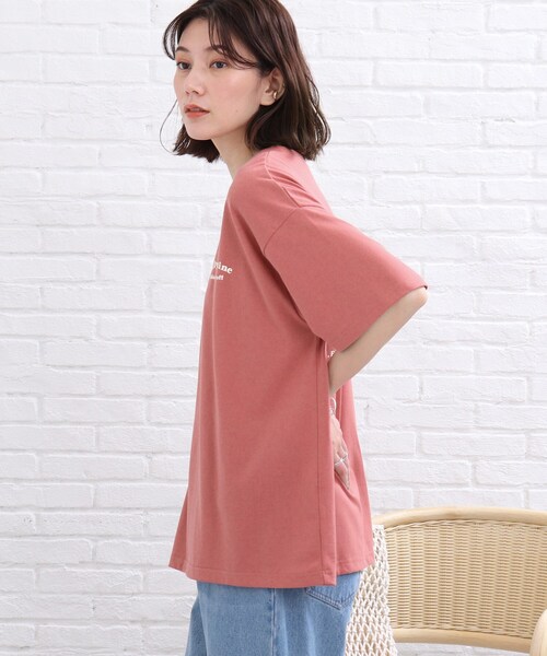 SHOO・LA・RUE(シューラルー)の「◆バックプリントTシャツ(Tシャツ/カットソー・レディース・ホワイト系/ピンク系・01/02/03)」の18枚目の写真