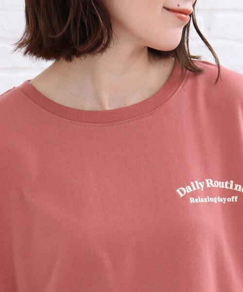 SHOO・LA・RUE(シューラルー)の「◆バックプリントTシャツ(Tシャツ/カットソー・レディース・ホワイト系/ピンク系・01/02/03)」の20枚目の写真
