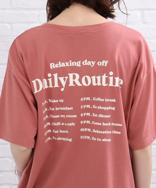 SHOO・LA・RUE(シューラルー)の「◆バックプリントTシャツ(Tシャツ/カットソー・レディース・ホワイト系/ピンク系・01/02/03)」の21枚目の写真