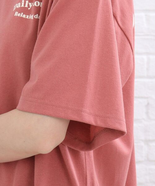 SHOO・LA・RUE(シューラルー)の「◆バックプリントTシャツ(Tシャツ/カットソー・レディース・ホワイト系/ピンク系・01/02/03)」の22枚目の写真
