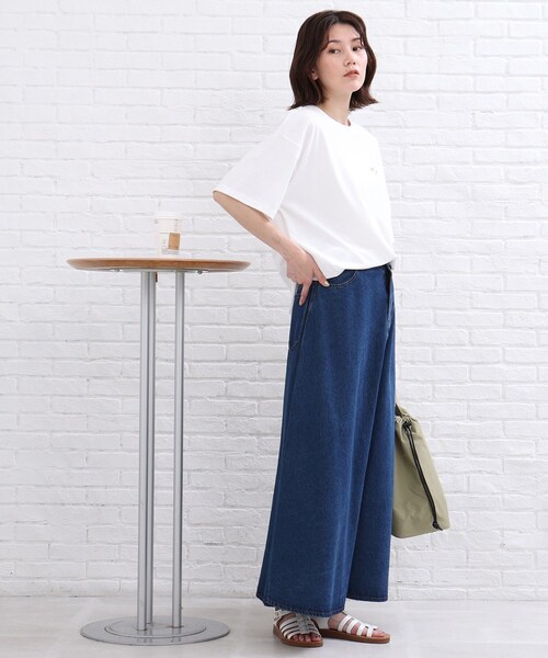 SHOO・LA・RUE(シューラルー)の「◆バックプリントTシャツ(Tシャツ/カットソー・レディース・ホワイト系/ピンク系・01/02/03)」の8枚目の写真