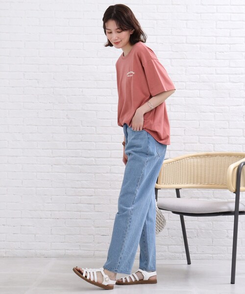 SHOO・LA・RUE(シューラルー)の「◆バックプリントTシャツ(Tシャツ/カットソー・レディース・ホワイト系/ピンク系・01/02/03)」の15枚目の写真