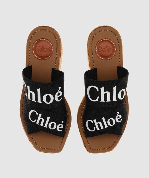 Chloe(クロエ)の「WOODY / ウェッジミュール(サンダル・レディース・ブラック・38/37/36/35/39)」の4枚目の写真