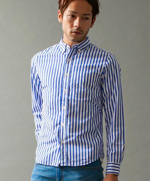 BEAUTY&YOUTH UNITED ARROWS（ビューティーアンドユースユナイテッドアローズ）の「【WEB限定】by ∴ タイニー ストライプシャツ（シャツ/ブラウス・メンズ・ブラック/コバルトブルー/その他1・SMALL/LARGE/MEDIUM）」の19枚目の写真