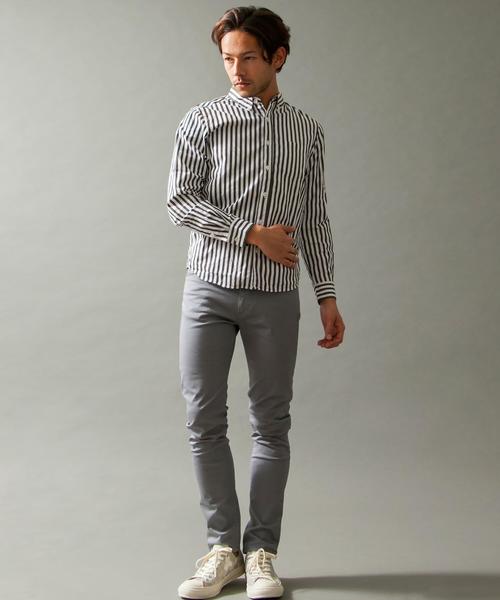 BEAUTY&YOUTH UNITED ARROWS（ビューティーアンドユースユナイテッドアローズ）の「【WEB限定】by ∴ タイニー ストライプシャツ（シャツ/ブラウス・メンズ・ブラック/コバルトブルー/その他1・SMALL/LARGE/MEDIUM）」の14枚目の写真