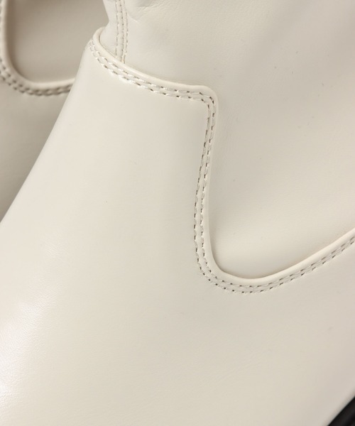 LEPSIM（レプシィム）の「ライト厚底ストレッチブーツ　344209（ブーツ・レディース・アイボリー/ブラック・LARGE/MEDIUM/SMALL）」の19枚目の写真