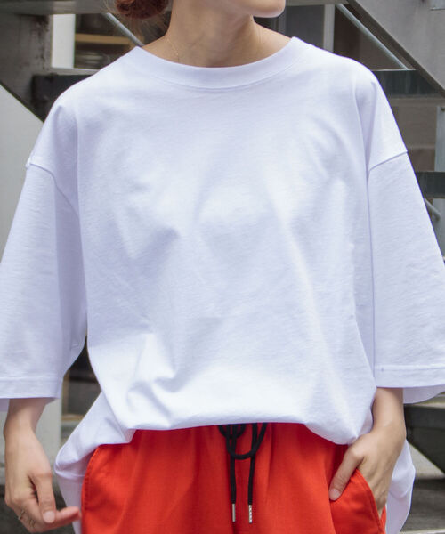 ARMY TWILL（アーミーツイル）の「【ARMY TWILL/アーミーツイル】別注 バックプリントロゴTシャツ ビッグシルエット（Tシャツ/カットソー・メンズ・ホワイト/チャコールグレー/ブルーグレー・M/L）」の17枚目の写真