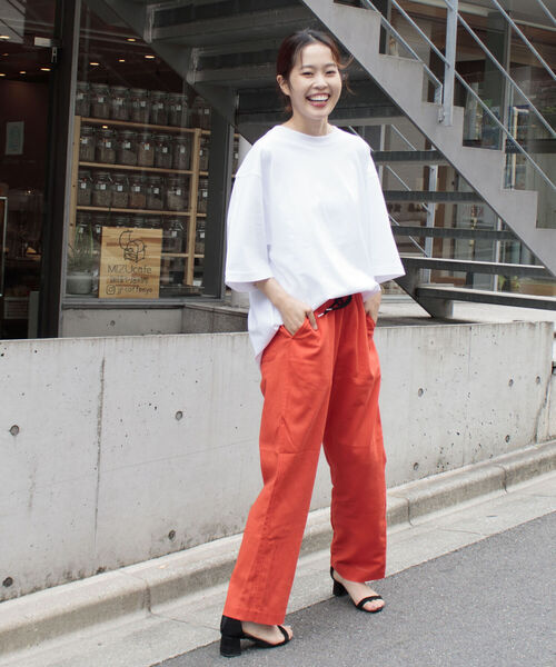 ARMY TWILL（アーミーツイル）の「【ARMY TWILL/アーミーツイル】別注 バックプリントロゴTシャツ ビッグシルエット（Tシャツ/カットソー・メンズ・ホワイト/チャコールグレー/ブルーグレー・M/L）」の19枚目の写真