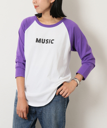 MUSICベースボールTシャツ