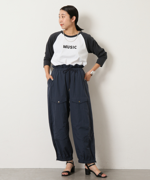 Bonum(ボナム)の「MUSICベースボールTシャツ(Tシャツ/カットソー・レディース・ホワイト/ホワイト系その他・FREE)」の11枚目の写真