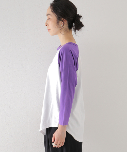 Bonum(ボナム)の「MUSICベースボールTシャツ(Tシャツ/カットソー・レディース・ホワイト/ホワイト系その他・FREE)」の16枚目の写真