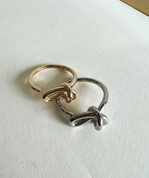 LIAN（リアン）の「シンプルノットリング（リング・レディース・シルバー/ゴールド・FREE）」の13枚目の写真