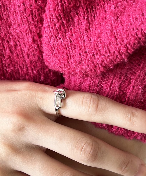 LIAN（リアン）の「シンプルノットリング（リング・レディース・シルバー/ゴールド・FREE）」の5枚目の写真