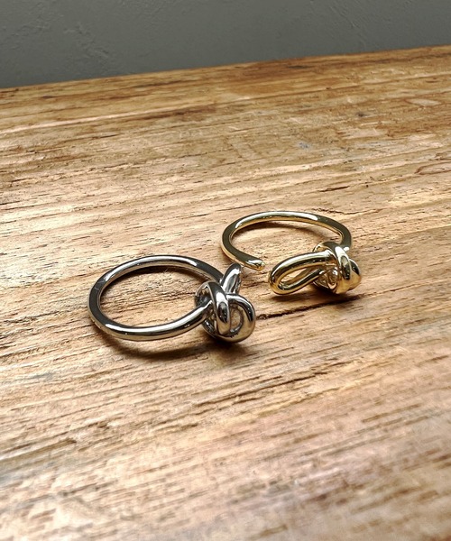 LIAN（リアン）の「シンプルノットリング（リング・レディース・シルバー/ゴールド・FREE）」の6枚目の写真