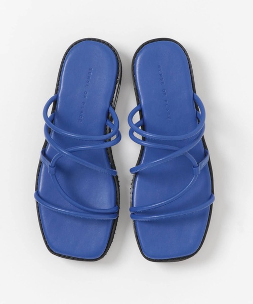 SENSE OF PLACE by URBAN RESEARCH（センスオブプレイスバイアーバンリサーチ）の「ボリュームソールコードサンダル（サンダル・レディース・アイボリー/ブルー/ピンク/ブラック・MEDIUM/SMALL/LARGE）」の10枚目の写真