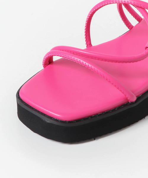 SENSE OF PLACE by URBAN RESEARCH（センスオブプレイスバイアーバンリサーチ）の「ボリュームソールコードサンダル（サンダル・レディース・アイボリー/ブルー/ピンク/ブラック・MEDIUM/SMALL/LARGE）」の13枚目の写真