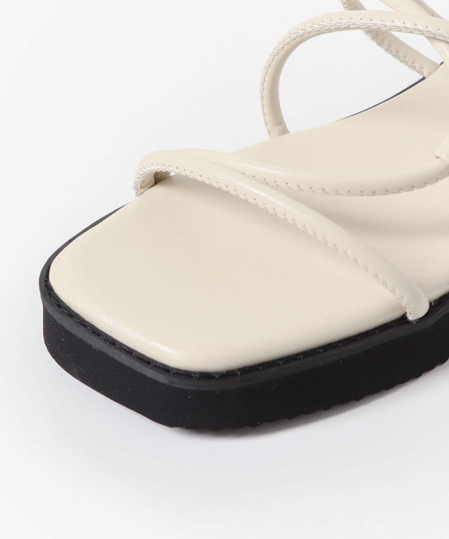 SENSE OF PLACE by URBAN RESEARCH（センスオブプレイスバイアーバンリサーチ）の「ボリュームソールコードサンダル（サンダル・レディース・アイボリー/ブルー/ピンク/ブラック・MEDIUM/SMALL/LARGE）」の14枚目の写真