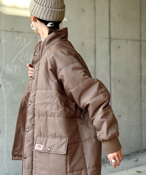 Java(ジャバ)の「《JaVaジャバ コラボ》ラフだけど品良く。中綿bigシルエットブルゾン(ダウンジャケット/コート・レディース・ブラック/カーキ/モカ・SMALL/MEDIUM/LARGE/X-LARGE)」の12枚目の写真