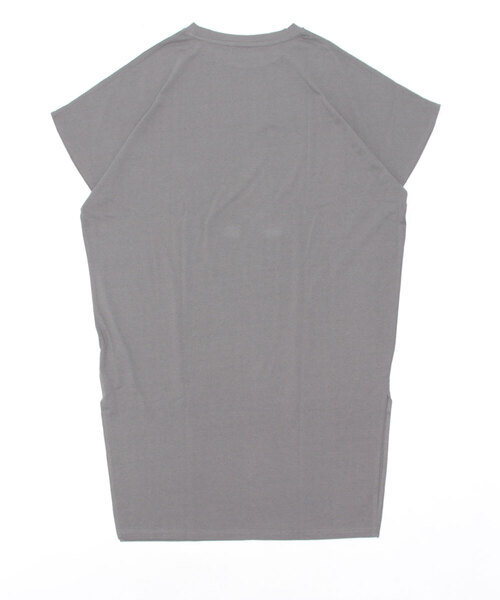 Right-on（ライトオン）の「【HONEYSUCKLE ROSE】フレンチスリーブチュニック（チュニック・レディース・ダークグレー/ライトベージュ/ブラウン・L/M）」の4枚目の写真