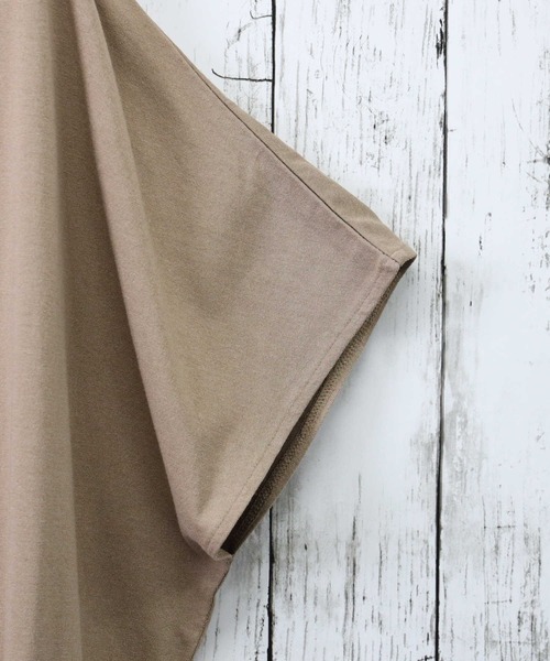 Right-on（ライトオン）の「【HONEYSUCKLE ROSE】フレンチスリーブチュニック（チュニック・レディース・ダークグレー/ライトベージュ/ブラウン・L/M）」の14枚目の写真