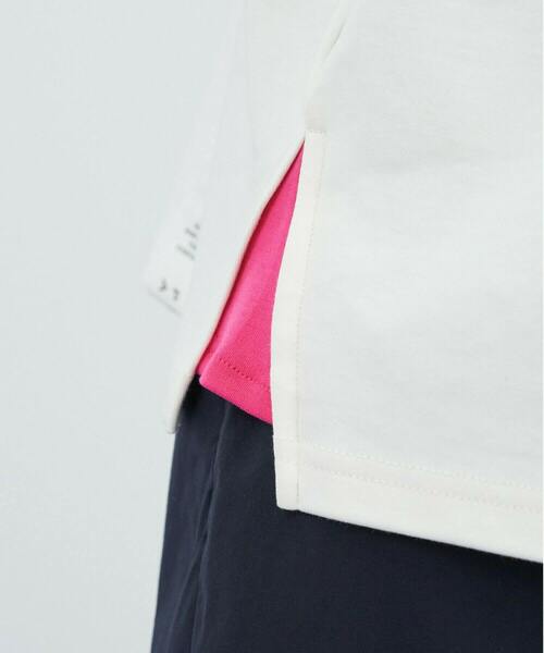 FRAPBOIS PARK（フラボアパーク）の「ワイドT（Tシャツ/カットソー・レディース・ブラック/オフホワイト・1/2/3）」の20枚目の写真