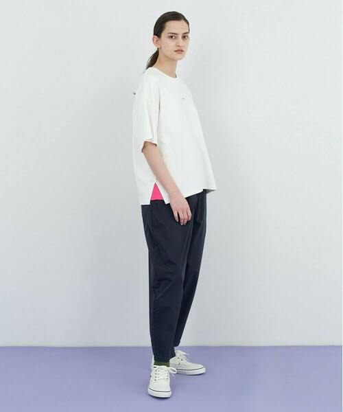 FRAPBOIS PARK（フラボアパーク）の「ワイドT（Tシャツ/カットソー・レディース・ブラック/オフホワイト・1/2/3）」の16枚目の写真