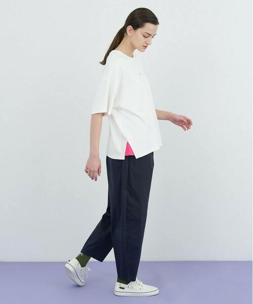 FRAPBOIS PARK（フラボアパーク）の「ワイドT（Tシャツ/カットソー・レディース・ブラック/オフホワイト・1/2/3）」の14枚目の写真