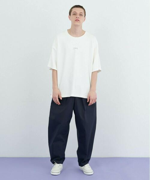 FRAPBOIS PARK（フラボアパーク）の「ワイドT（Tシャツ/カットソー・レディース・ブラック/オフホワイト・1/2/3）」の10枚目の写真