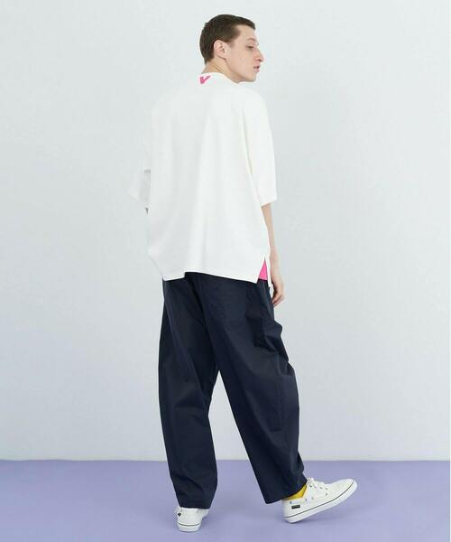 FRAPBOIS PARK（フラボアパーク）の「ワイドT（Tシャツ/カットソー・レディース・ブラック/オフホワイト・1/2/3）」の8枚目の写真