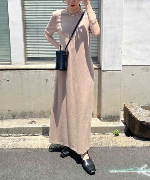 CAPRICIEUX LE'MAGE（カプリシューレマージュ）の「バックオープンＴワンピース（ワンピース・レディース・ブラック/モカ/ホワイト系その他・FREE）」の17枚目の写真