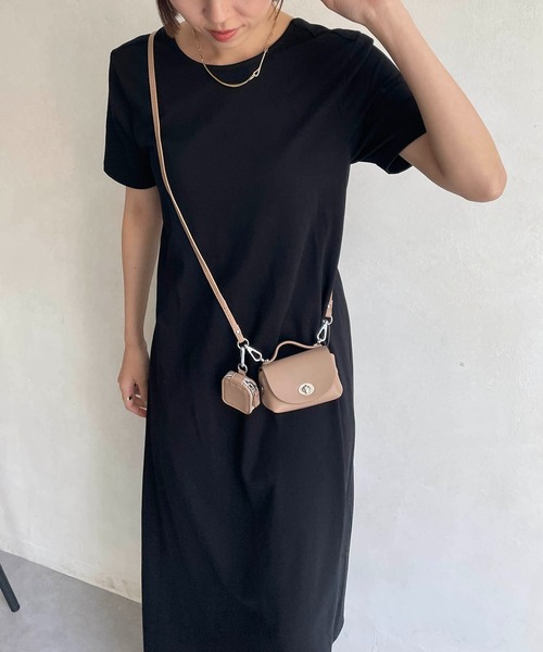 CAPRICIEUX LE'MAGE（カプリシューレマージュ）の「バックオープンＴワンピース（ワンピース・レディース・ブラック/モカ/ホワイト系その他・FREE）」の15枚目の写真